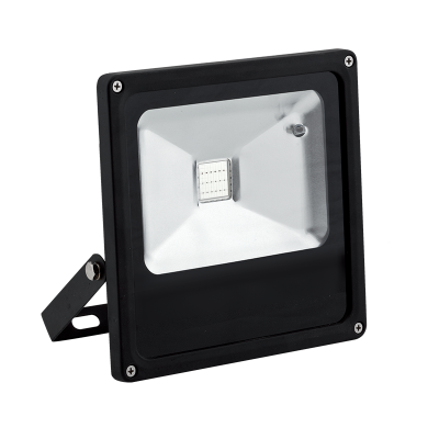 LED Προβολέας Μαύρος 30W RGB με Τηλεχειριστήριο IP65 LYRA