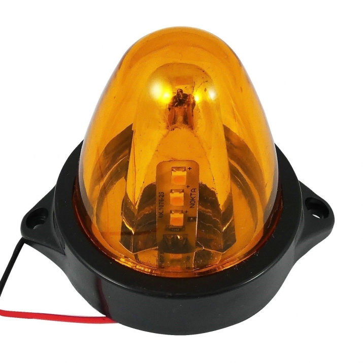 LED Φάρος Πλευρικής Σήμανσης Πορτοκαλί 12V - 24V