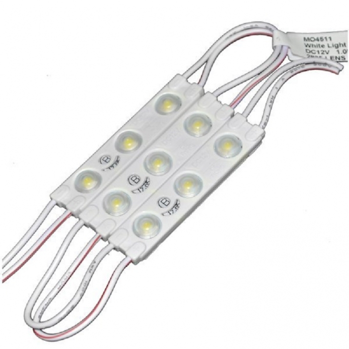 LED Modules 3 SMD 2835 Για Επιγραφές Aδιάβροχο Μπλέ