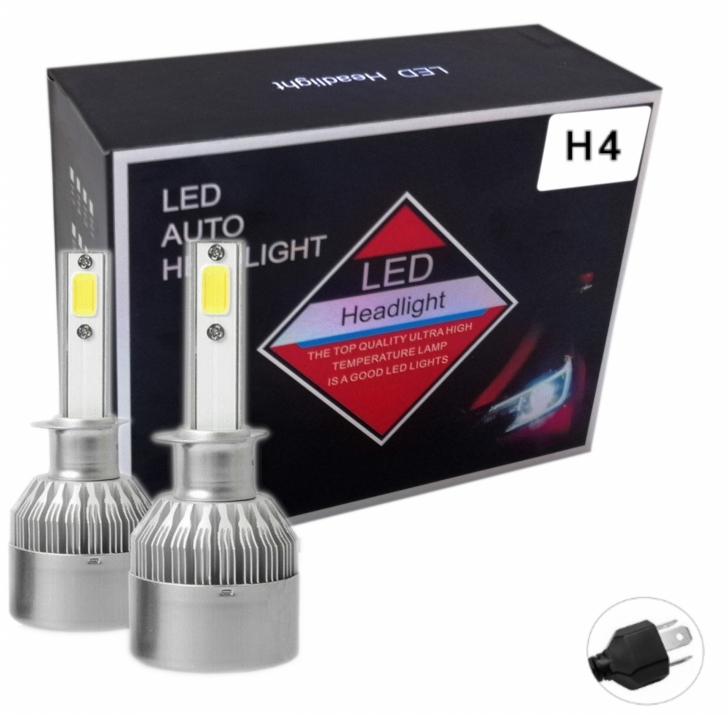 LED Headlight Kit H4