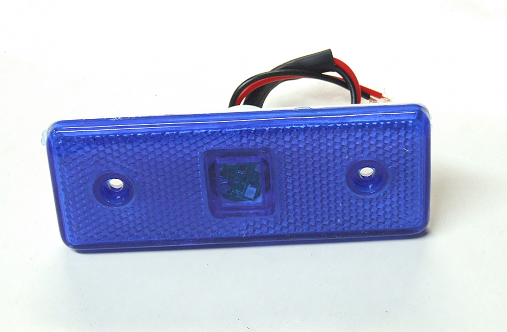LED Φωτιστικό Πλευρικής Σήμανσης 12V Μπλε
