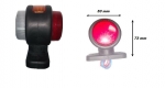 Σέτ LED Όγκου Ωμέγα Τριπλά Κερατάκια 24V IP66 Κόκκινό / Λευκό / Κίτρινο