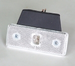 LED Φωτιστικό Πλευρικής Σήμανσης με Βάση 12V Λευκό