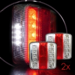 Σετ LED Φανάρι Φορτηγού Πίσω 12V / 24V Φρένων - Φλας - Όπισθεν - Πορείας Е-МАРК