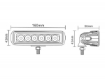 Προβολέας με Φλας EPISTAR LED 54 Watt Υψηλής Ισχύος 10-30 Volt