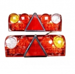 Σετ LED Φανάρι Φορτηγού Πίσω 12V / 24V Φρένων - Φλας - Όπισθεν - Πορείας L/R