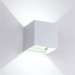 LED Φωτιστικό Τετράγωνο 10W 4000Κ IP54 Λευκό